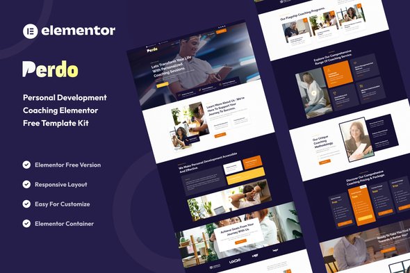 Perdo.jpg Perdo - Personal Development Coaching Elementor Template Kit - Image 1