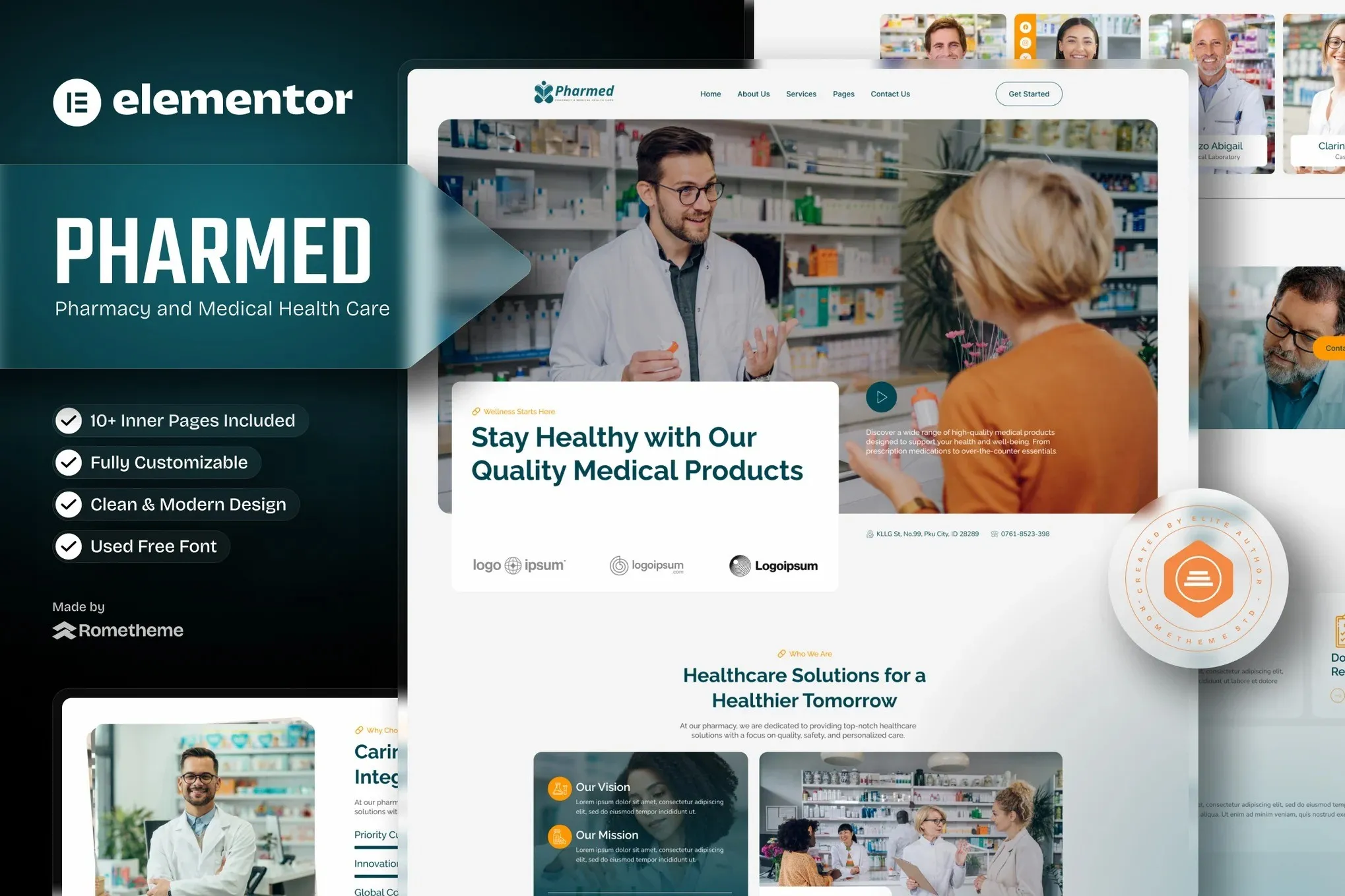 Pharmed-Pharmacy-Medical-Health-Care-Elementor-Template-Kit.webp Pharmed - Pharmacy & Medical Health Care Elementor Template Kit - Image 1