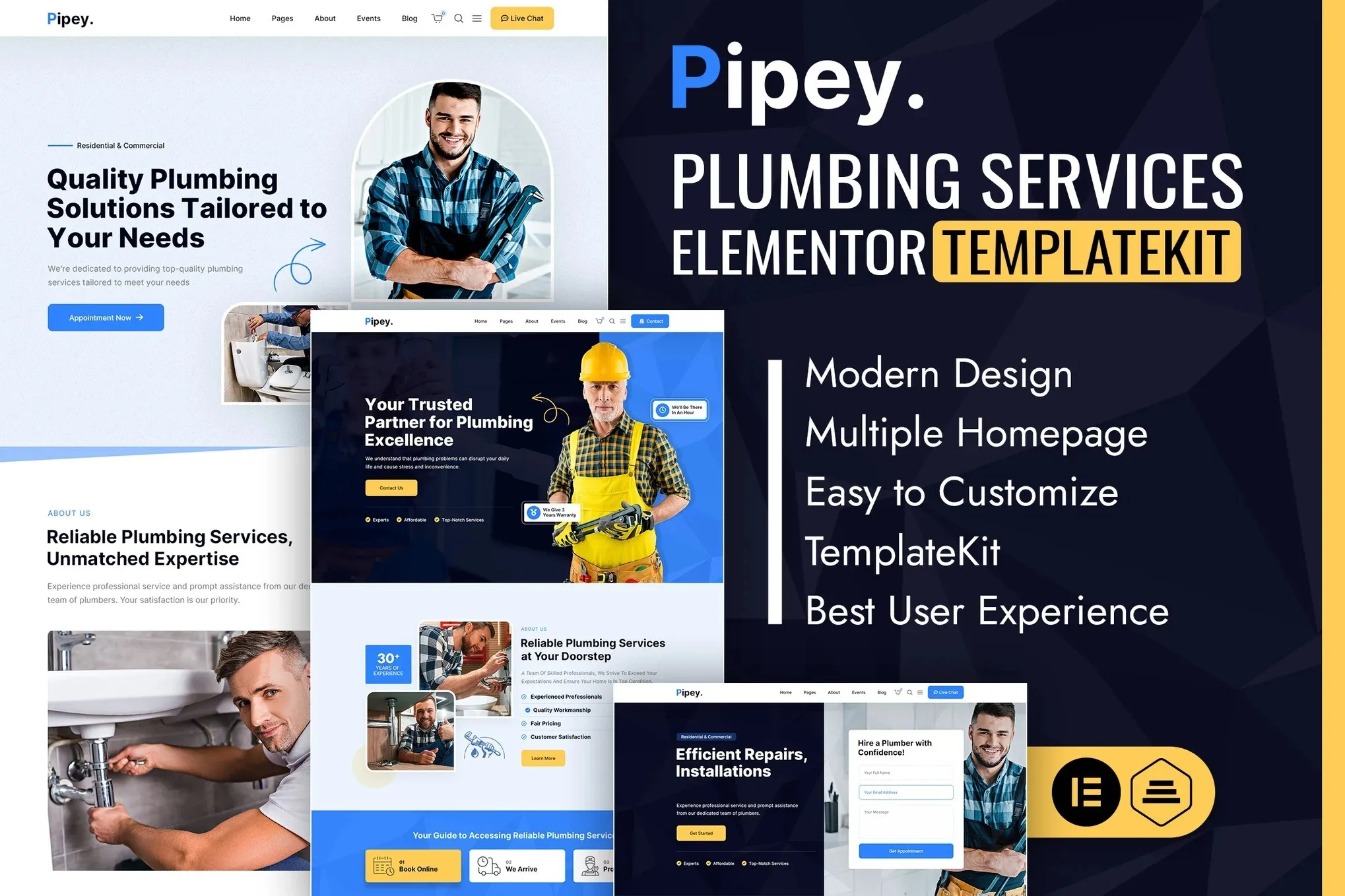 Pipey-Plumber-Services-Elementor-Template-Kit.webp Pipey - Plumber Services Elementor Template Kit - Image 1