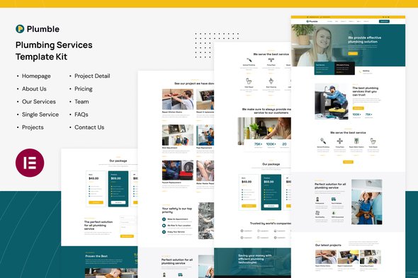 Plumble20-20Cover20Image.jpg Plumble - Plumbing Services Elementor Template Kit - Image 1