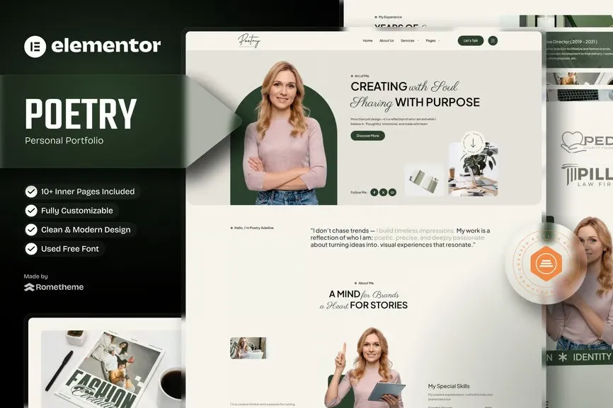 Poetry-Personal-Portfolio-Resume-Elementor-Template-Kit.webp Poetry - Personal Portfolio & Resume Elementor Template Kit - Image 1
