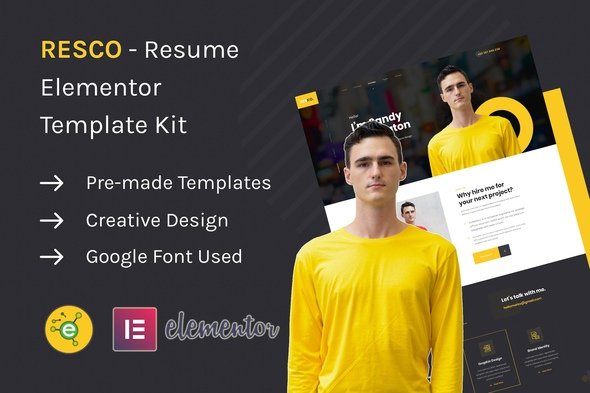 RescoKit-Cover-Image.jpg Resco - Resume Elementor Template Kit - Image 1