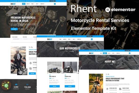 Rhent-Cover-Image.jpg Rhent - Motorcycle Rental Services Elementor Template Kit - Image 1