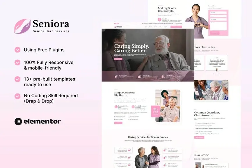 Seniora-Senior-Care-Services-Elementor-Template-Kit.webp Seniora - Senior Care Services Elementor Template Kit - Image 1