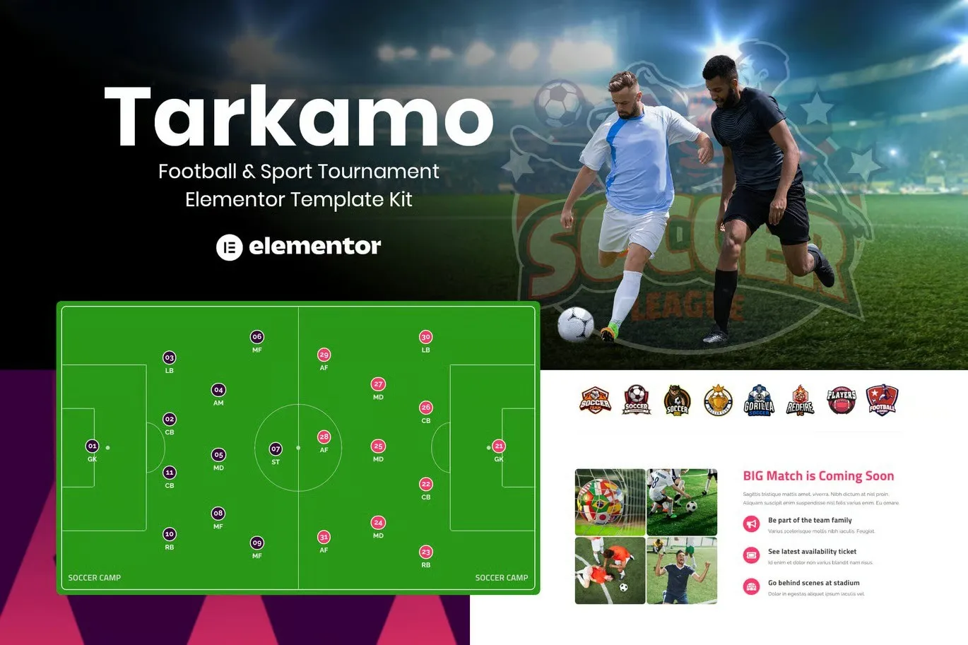 Tarkamo-Football-Sport-Tournament-Elementor-Template-Kit.webp Tarkamo - Football & Sport Tournament Elementor Template Kit - Image 1