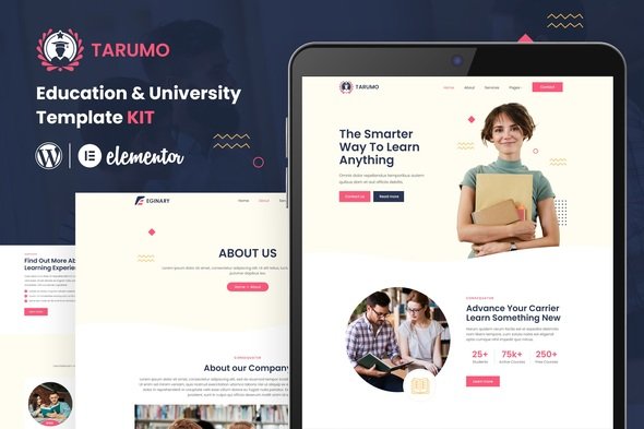 Tarumo20cover.jpg Tarumo - Education & University Elementor Template Kit - Image 1