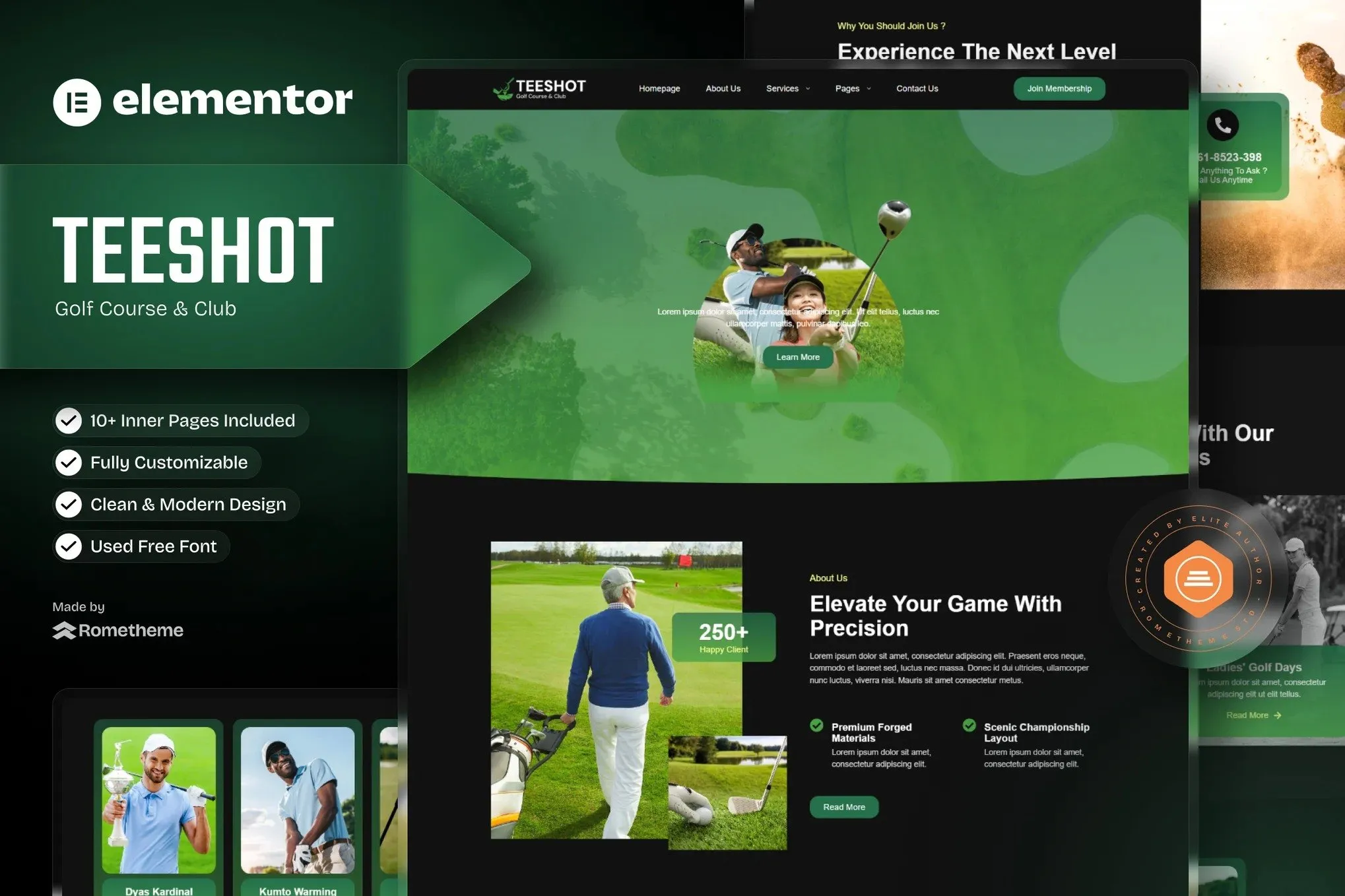 Teeshot-Golf-Club-Course-Elementor-Template-Kit.webp Teeshot - Golf Club & Course Elementor Template Kit - Image 1