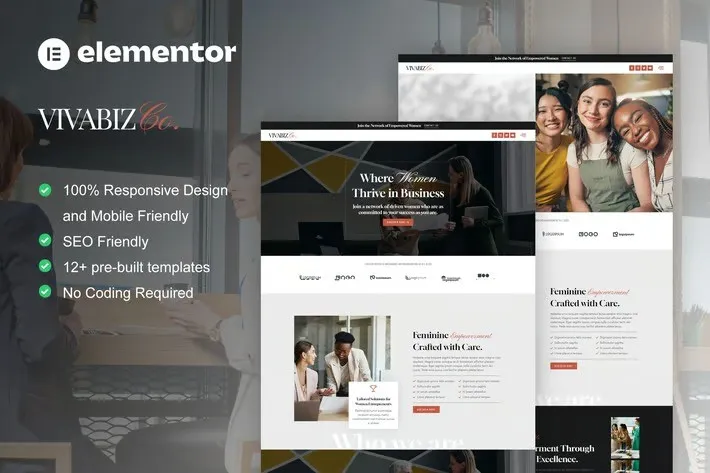 Vivabiz-Feminine-Business-Coaching-Elementor-Template-Kit.webp Vivabiz - Feminine Business Coaching Elementor Template Kit - Image 1