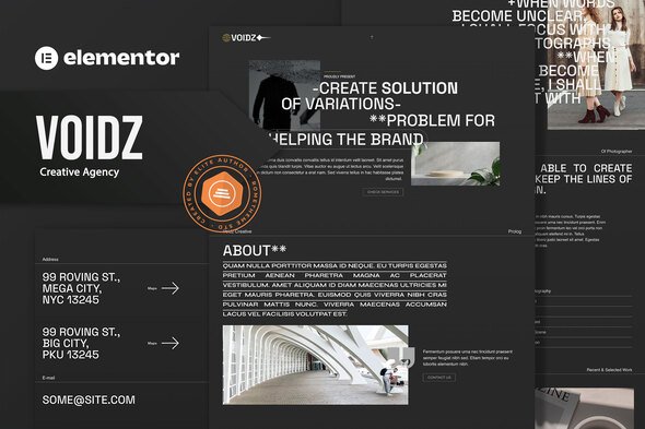 Voidz-Cover.jpg Voidz - Creative Agency Elementor Template Kit - Image 1