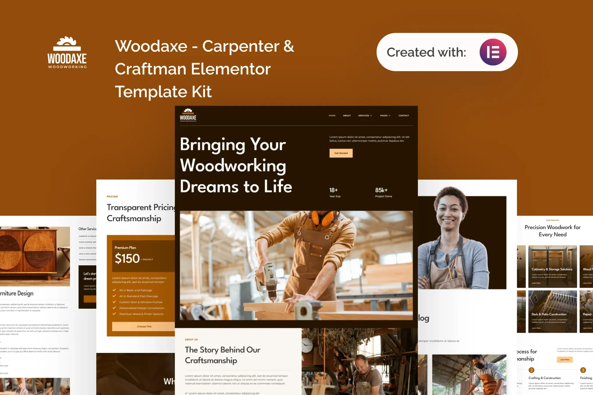 Woodaxe-Carpenter-Craftman-Elementor-Template-Kit.webp Woodaxe - Carpenter & Craftman Elementor Template Kit - Image 1