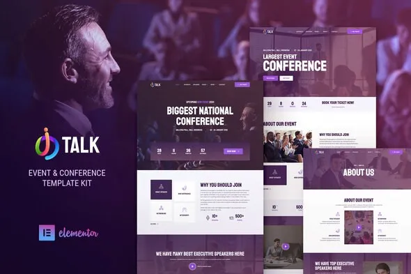cover-127.webp iTalk – Event & Conference Elementor Template Kit - Image 1