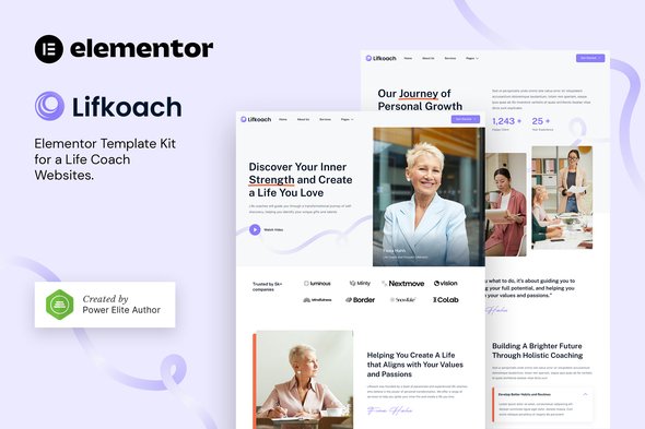 cover-163.jpg Lifkoach – Life Coach & Mentor Elementor Template Kit - Image 1