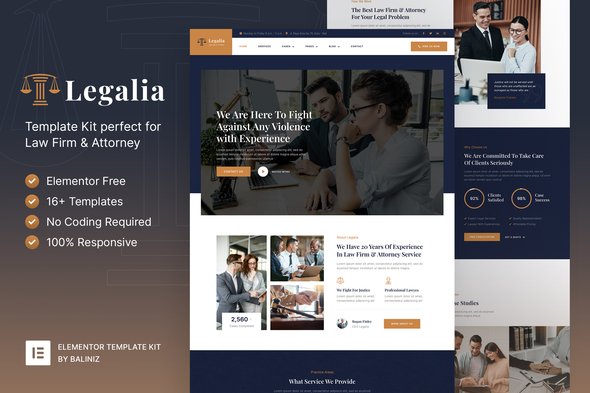 cover-167.jpg Legalia - Lawyer & Attorney Elementor Template Kit - Image 1
