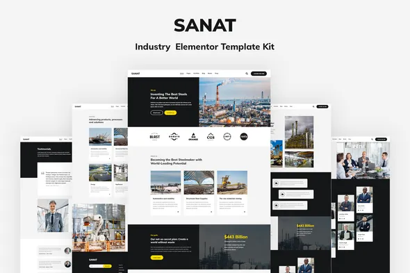 cover-22.webp Sanat - Industry Elementor Template Kit - Image 1