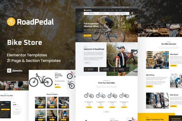 cover-24.webp RoadPedal - Bicycle Store Elementor Template Kit - Image 1