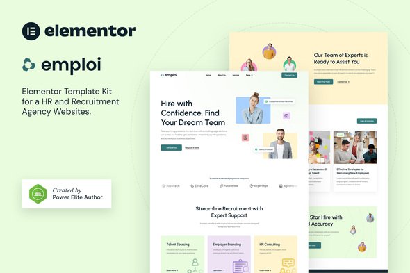 cover-264.jpg Emploi – Human Resources & Recruitment Agency Elementor Template Kit - Image 1