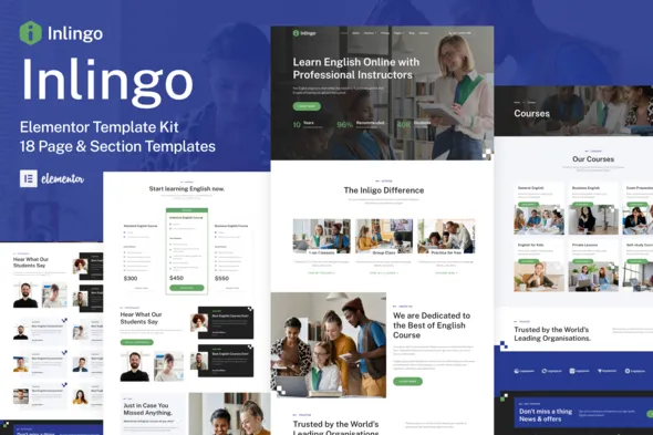 cover-31.webp Inlingo - Professional English Course Elementor Template Kit - Image 1