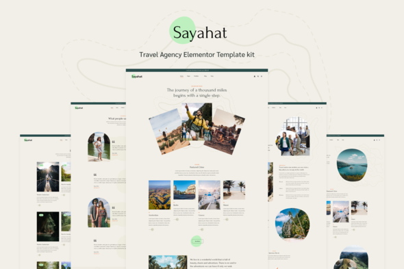 cover-5.png Sayahat - Travel Agency Elementor Template kit - Image 1