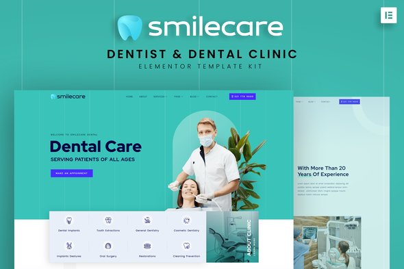 cover-65.jpg Smilecare - Dentist & Dental Clinic Elementor Template Kit - Image 1