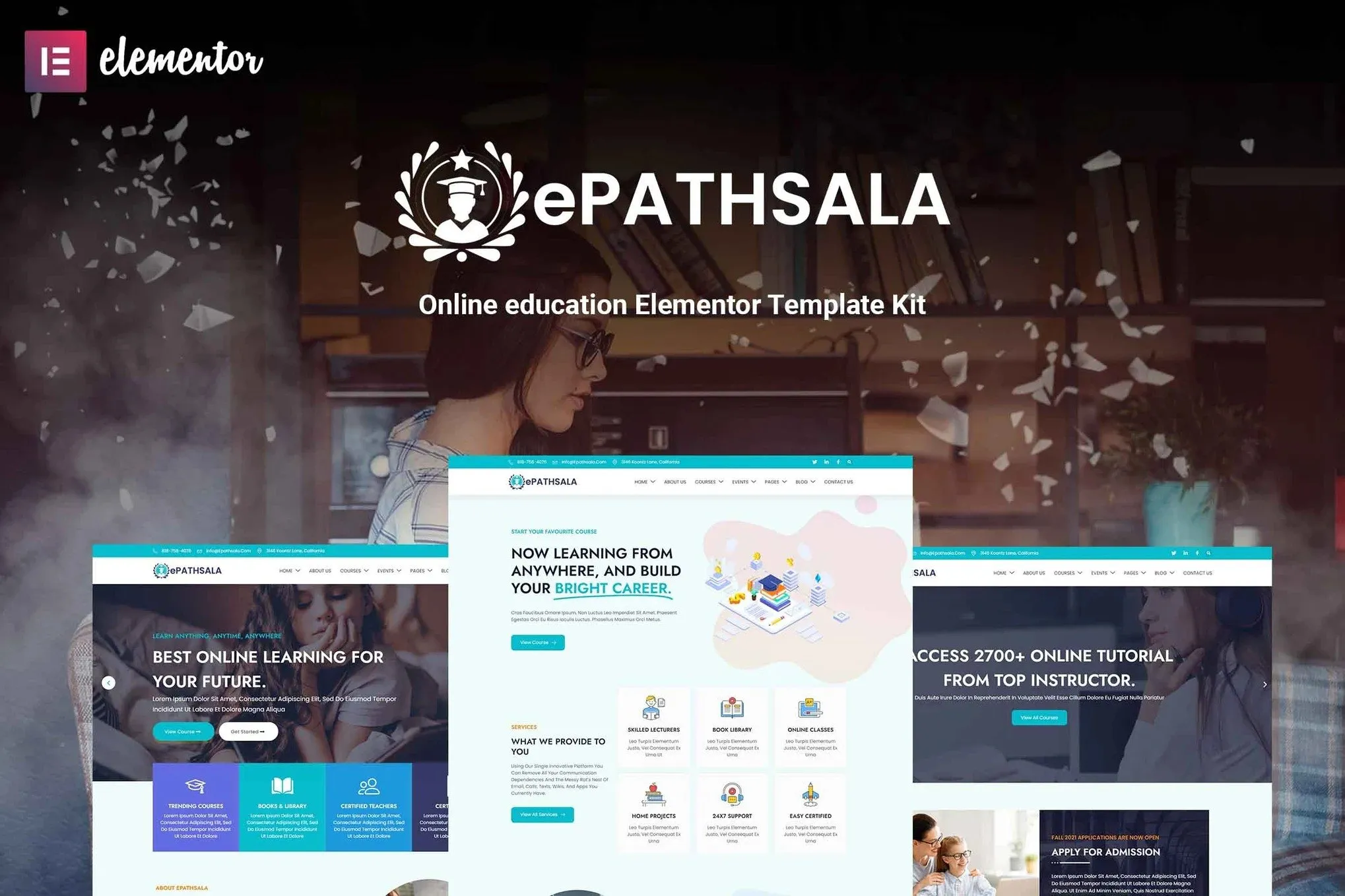 ePathsala-Online-Education-Elementor-Pro-Template-Kit.webp ePathsala - Online Education Elementor Pro Template Kit - Image 1