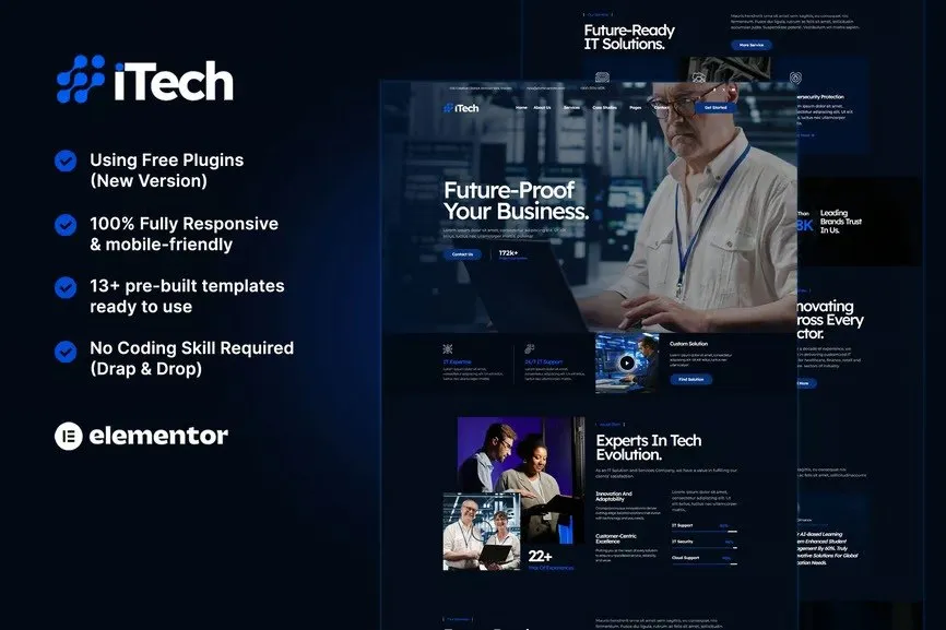 iTech-IT-Solutions-Services-Company-Elementor-Template-Kit.webp iTech - IT Solutions & Services Company Elementor Template Kit - Image 1