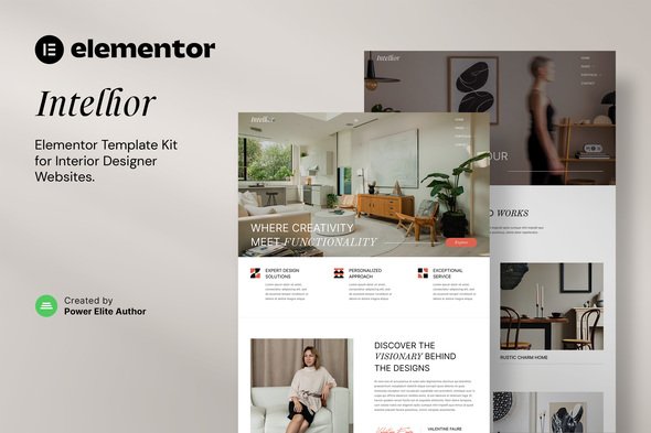 intellior-cover.jpg Intellior – Interior Designer & Architect Elementor Template Kit - Image 1