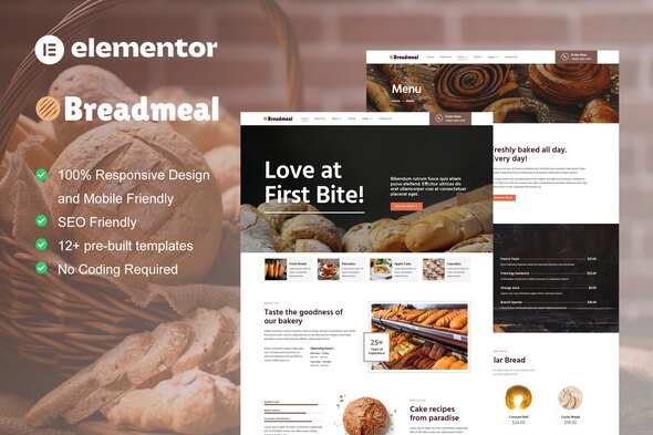 main20preview-59.jpg BreadMeal - Bakery & Cake Elementor Template Kit - Image 1