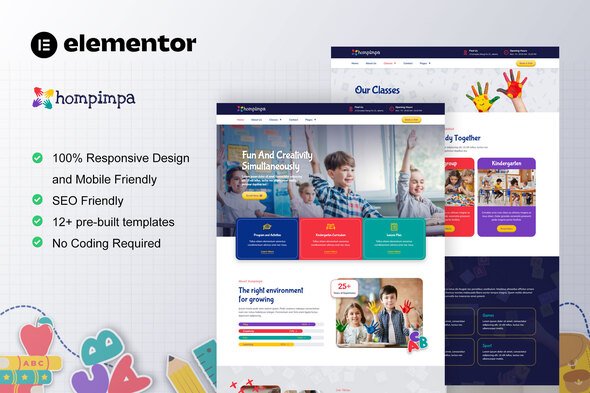 main20preview-84.jpg Hompimpa - Kindergarten & Child Care Elementor Template Kit - Image 1