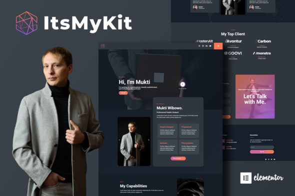 main20preview20itsmykit.png ItsMyKit - Dark Creative Portfolio Elementor Template Kit - Image 1