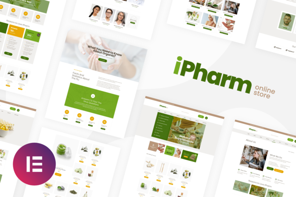 preview-2.png iPharm - Online Pharmacy Woocommerce Elementor Template Kit - Image 1