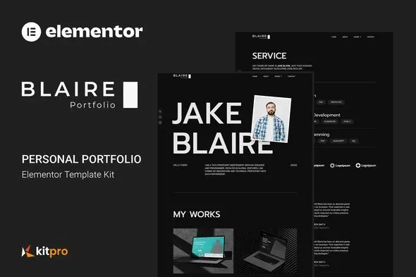 preview-49.webp Blaire - Personal Portfolio Elementor Template Kit - Image 1