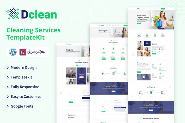 preview-5.jpg Dclean | Cleaning Services Elementor Template Kit - Image 1