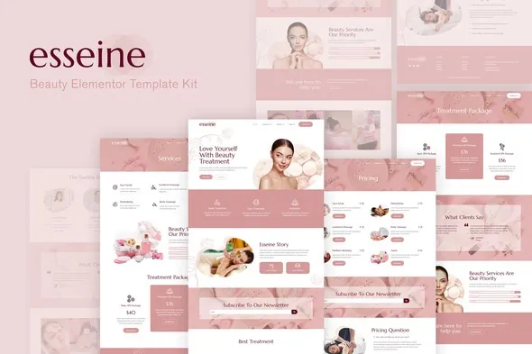 preview20Esseine.webp Essein - Beauty Spa Elementor Template Kit - Image 1
