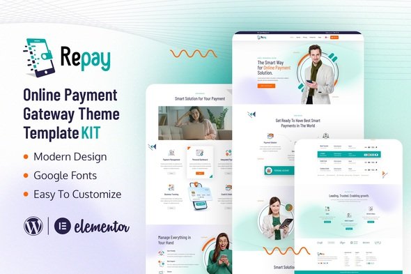 repay-cover.jpg Repay | Payment Gateway Elementor Template Kit - Image 1