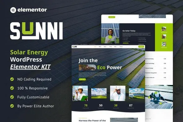 sunni-cover-image.webp Sunni - Solar Energy Elementor Template Kit - Image 1
